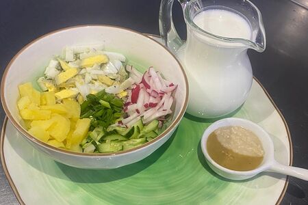 Окрошка овощная