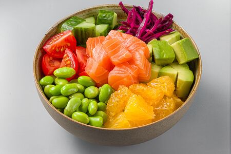 Поке с лососем