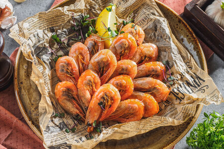 Креветки жареные