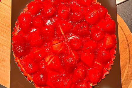 Чизкейк клубничный