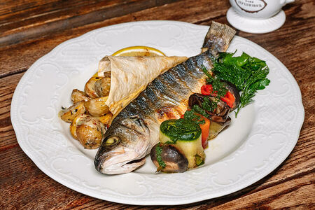 Сибас на гриле