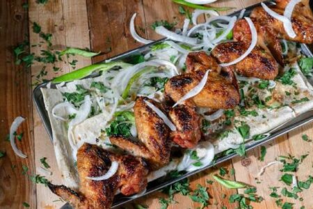 Шашлык из куриных крылышек 