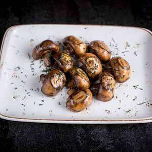 Шампиньоны на гриле