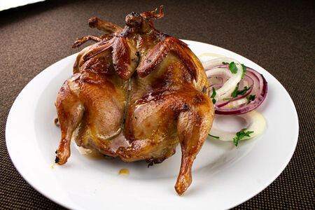 Шашлык из домашних перепелов