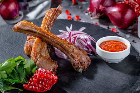 Шашлык из каре ягненка