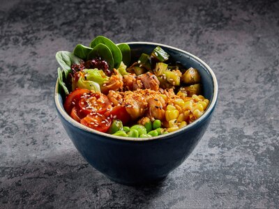 Поке с курицей