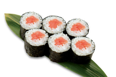 Ролл с лососем