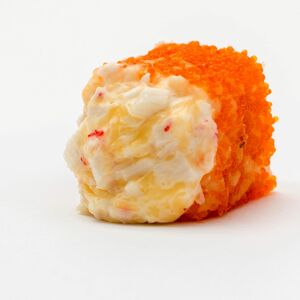 Запечённый ролл с крабом