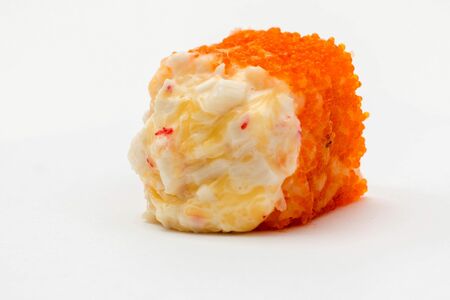 Запечённый ролл с крабом
