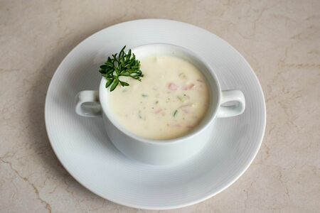 Окрошка Оренбургская на кефире