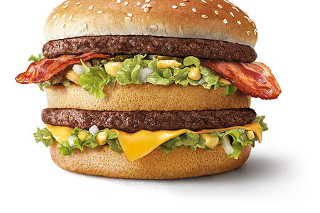 Бургер с двойной говяжьей котлетой