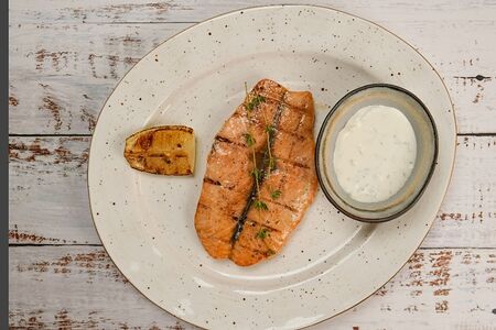 Стейк из семги