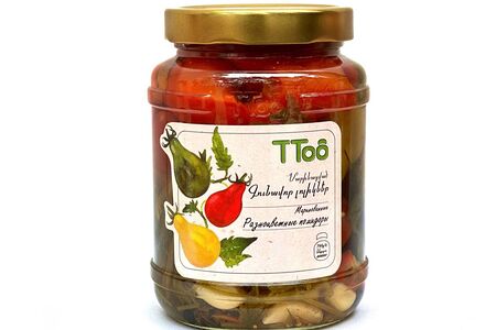 Маринованные цветные томатики 