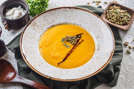 Крем-суп с тыквой