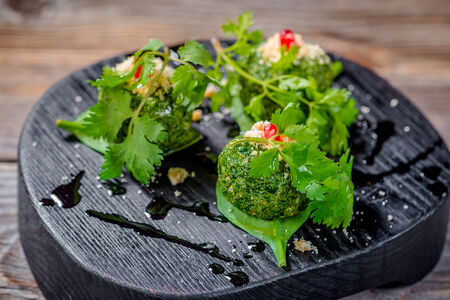 Пхали из свежего шпината