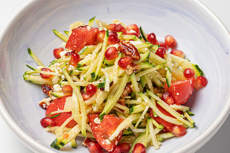 Цукини, фета, гранат