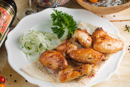 Шашлык из куриных крылышек