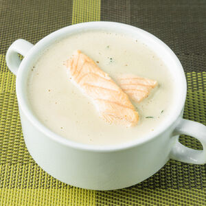 Суп Сливочный с лососем