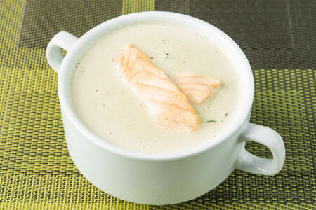 Суп Сливочный с лососем