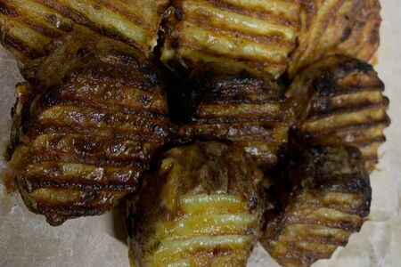 Картофель на мангале