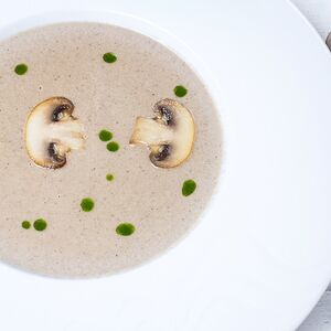 Крем-суп грибной