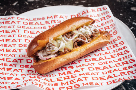 Сэндвич с рваной говядиной