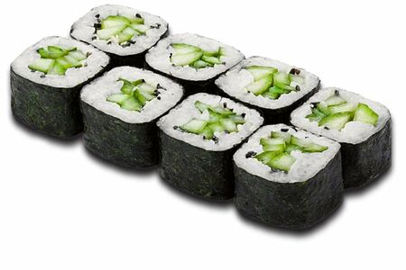 Маки ролл с огурцом