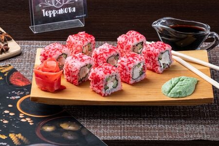 Ролл Калифорния с курицей