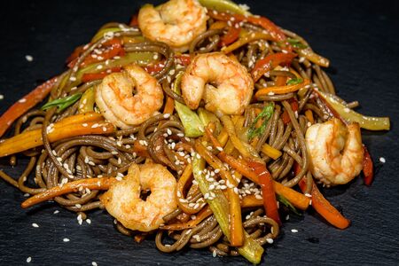 Соба с креветками