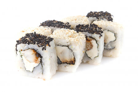 Ролл Домино с угрем