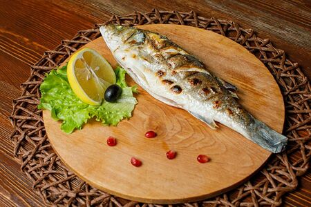 Сибас на углях