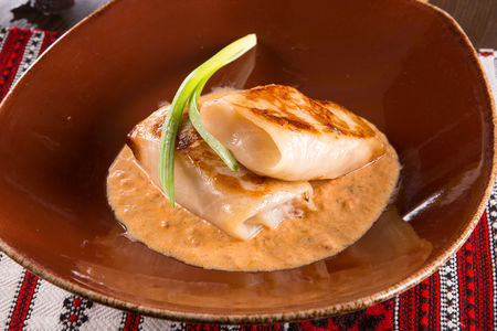 Голубцы с украинским соусом