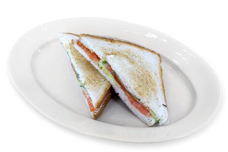 Сэндвич с лососем