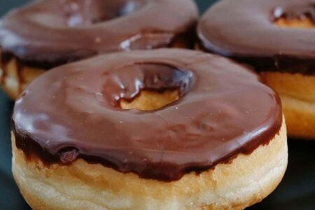 Пончик с глазурью