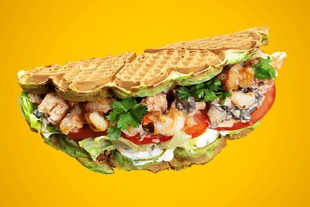 Вафля Том ям с креветками