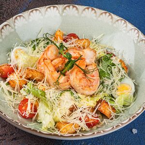 Цезарь с креветками