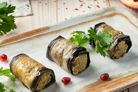 Жареные баклажаны с сыром