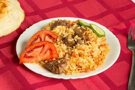 Плов из телятины