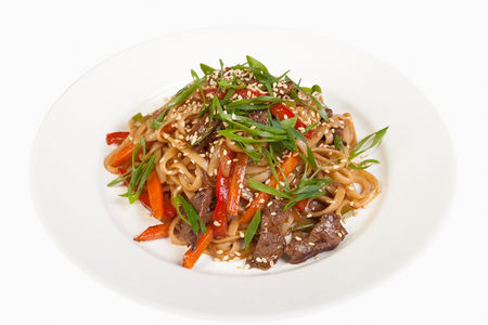 Удон с овощами