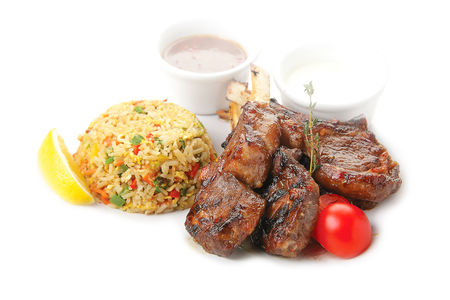 Новозеландские бараньи ребрышки, приготовленные на гриле