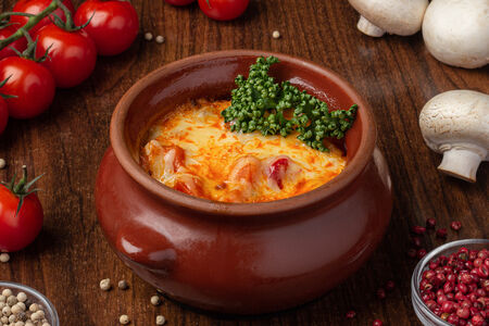 Жаркое из говядины в горшочке