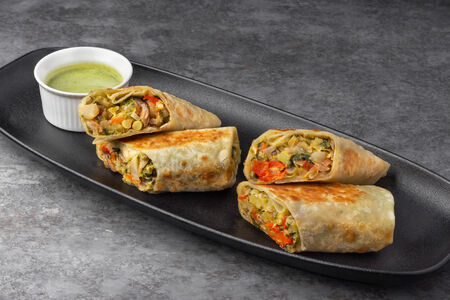 Карри ролл с овощами