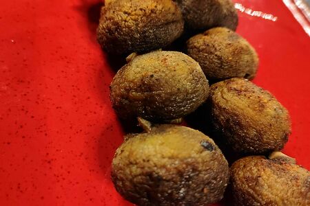 Шампиньоны на углях