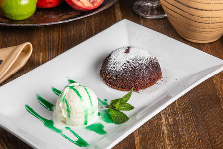 Шоколадный фондан