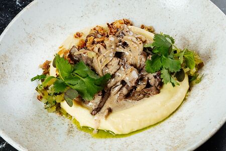 Бефстроганов из индейки 