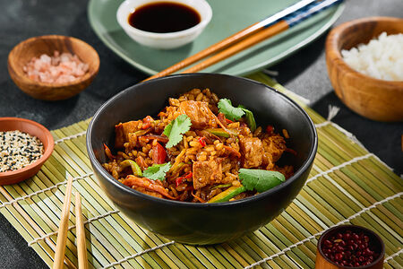 Wok Рис с курицей