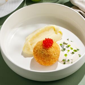 Крокет из трески и краба