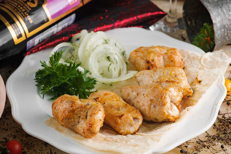 Шашлык из куриных грудок