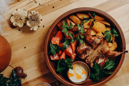 Перепел по-осетински