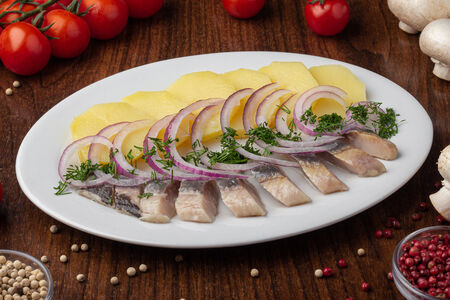 Селёдочка с отварным картофелем